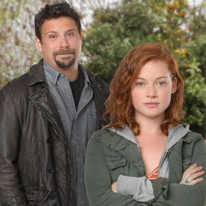 Jane Levy, Jeremy Sisto, Suburgatory Jane Levy, Jeremy Sisto, Suburgatory